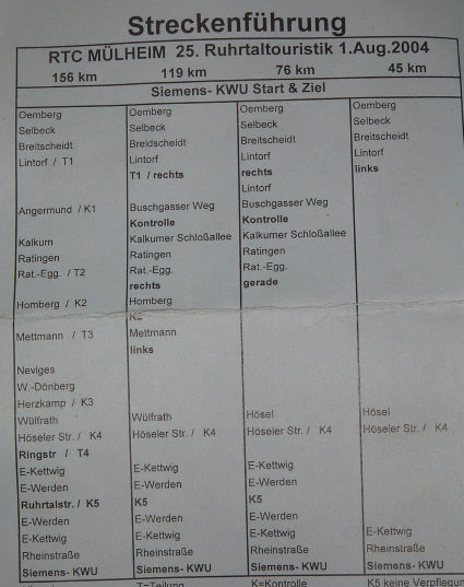 Streckenkarte Muehlheim